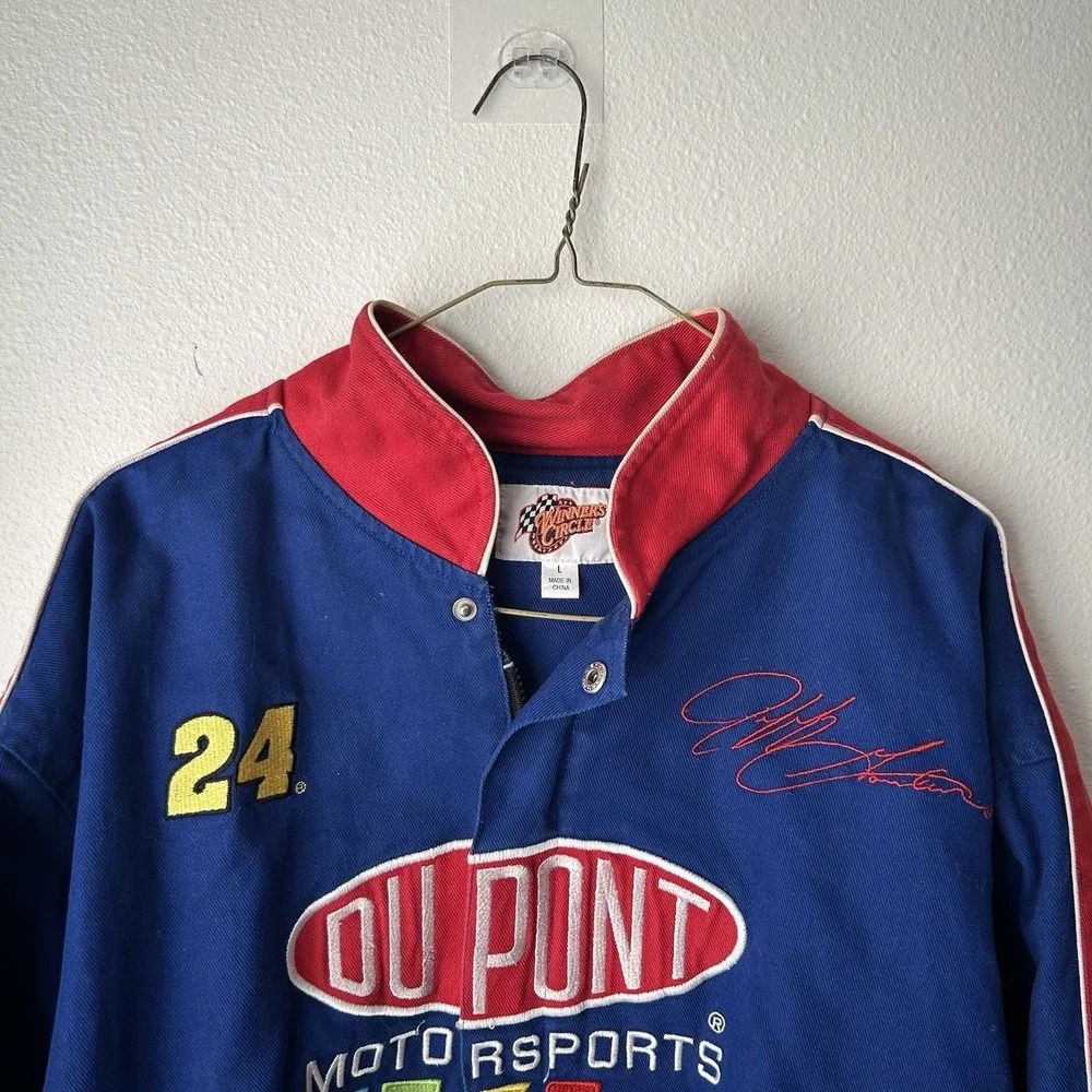 Vintage Jeff Gordon #24 DuPont Motorsport Winner's Circle NASCAR Jacket Size:L